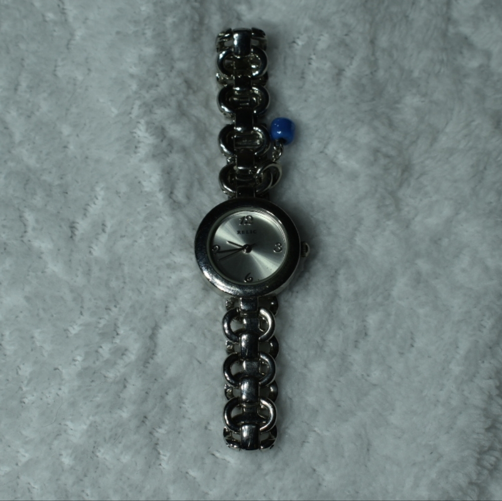 Petite Stainless Steel Bracelet Charm Watch by Relic
